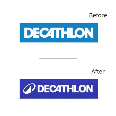 Il nuovo marchio Decathlon, rebranding