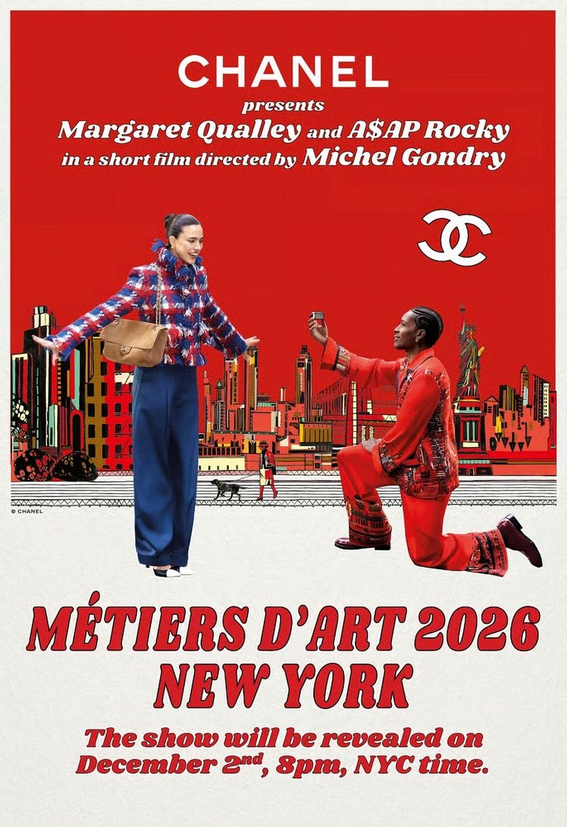 Chanel, a film by Michel Gondry with Margareth Qualley and ASAP Rocky