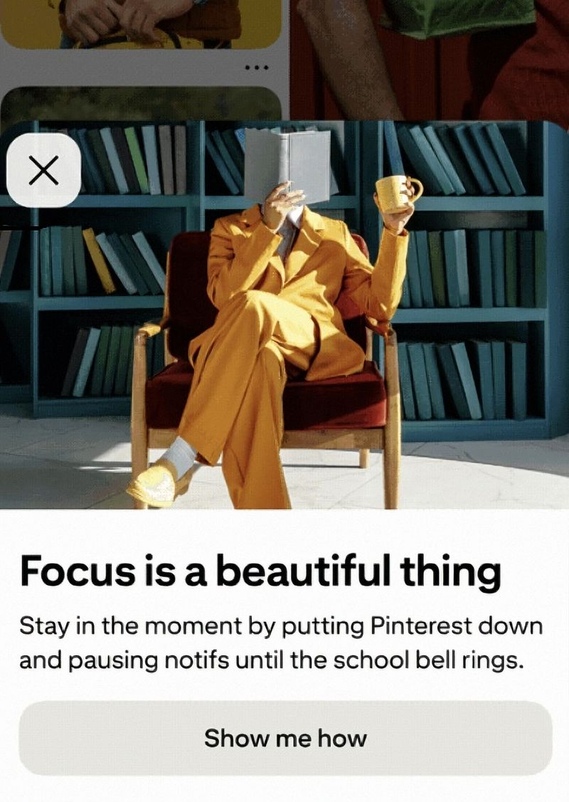 Pinterest, Focus is a beautiful thing
