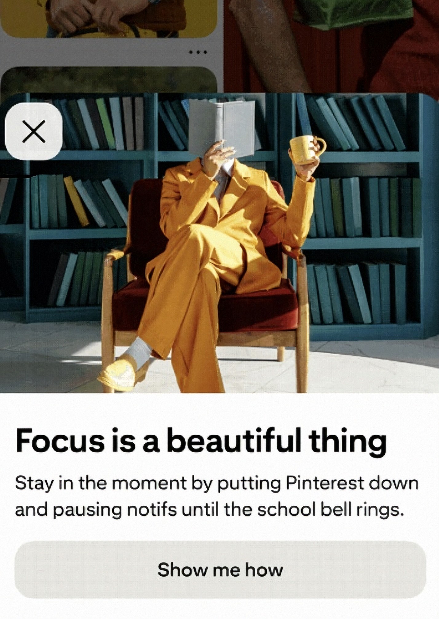 Pinterest, Focus is a beautiful thing